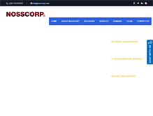 Tablet Screenshot of nosscorp.com